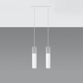 Pendant lamp BORGIO 2 white