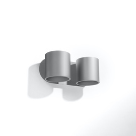 Wall lamp ORBIS 2 grey