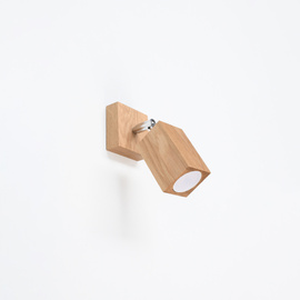 Wall lamp KEKE oak