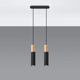 Pendant lamp PABLO 2 black
