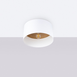Ceiling lamp TELESTO white/light brown