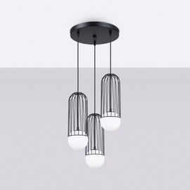 Pendant lamp BRINA 3P black
