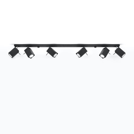 Ceiling lamp MERIDA 6L black