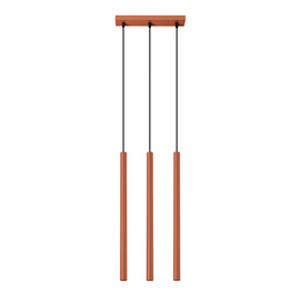 Pendant lamp PASTELO 3 red ochre