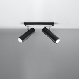 Ceiling lamp DIREZIONE 2 black