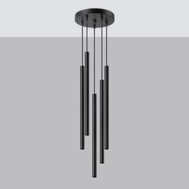 Pendant lamp PASTELO 5P black