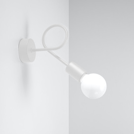 Wall lamp LOOP white