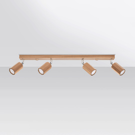 Ceiling lamp ZEKE 4 oak