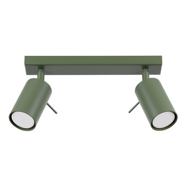 Ceiling lamp RING 2 olive green