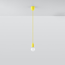Pendant lamp DIEGO 1 yellow