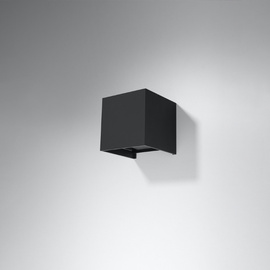 Wall lamp LUCA black LED IP54
