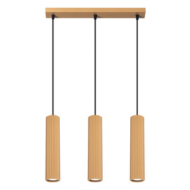 Pendant lamp KARBON 3L gold