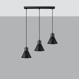 Pendant lamp TALEJA 3 black [ES111]