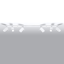 Ceiling lamp RING 6L white