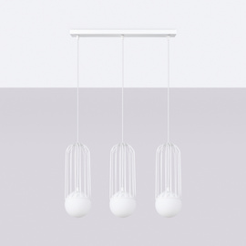 Pendant lamp BRINA 3L white