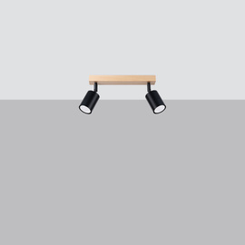 Ceiling lamp VERDO 2 black