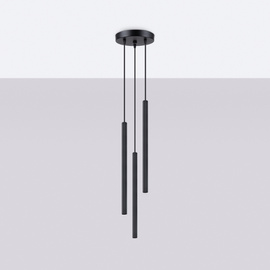 Pendant lamp ARCHE 3P black