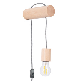 Wall lamp NIMBI E27 with a switch
