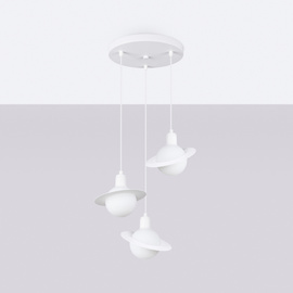 Pendant lamp HYPERION 1 white