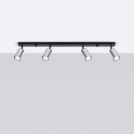 Ceiling lamp WINX 4L black/chrome