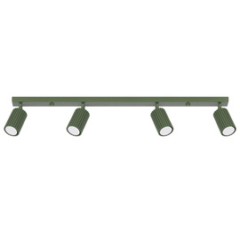 Ceiling lamp KARBON 4L olive green