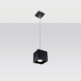 Pendant lamp QUAD 1 black