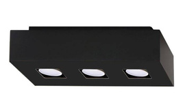 Ceiling lamp MONO 3 black
