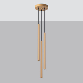 Pendant lamp PASTELO 3P gold
