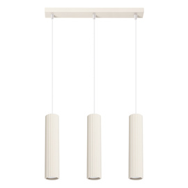 Pendant lamp KARBON 3L beige
