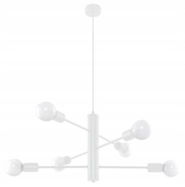 DUOMO 6 chandelier white