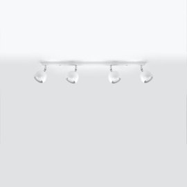 Ceiling lamp OCULARE 4L white