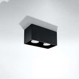 Ceiling lamp QUAD black