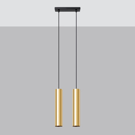 Pendant lamp LAGOS 2 polished gold