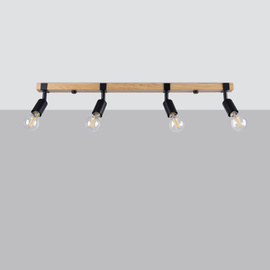 Ceiling lamp ZUCA 4 black