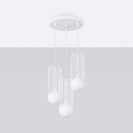 Pendant lamp BRINA 3P white