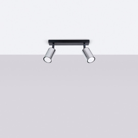 Ceiling lamp WINX 2 black/chrome