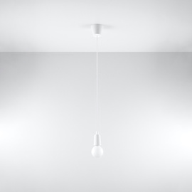 Pendant lamp DIEGO 1 white