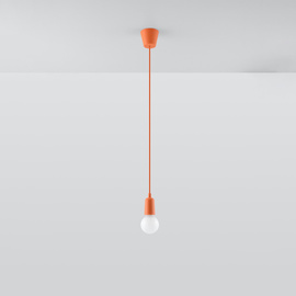 Pendant lamp DIEGO 1 orange