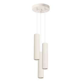 Pendant lamp KARBON 3P beige