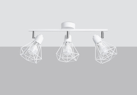 Ceiling lamp ARTEMIS 3 white + LED Bulb E14 4000K Cool White 7.5W 680lm
