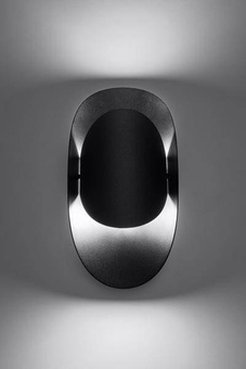 Wall lamp TEAR black + 1x LED Bulb G9 4000K Cool White 4.5W 530lm