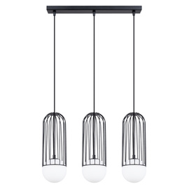 BRINA 3L black hanging lamp + 3x LED bulb G9 4000K Cool White 4.5W 460lm