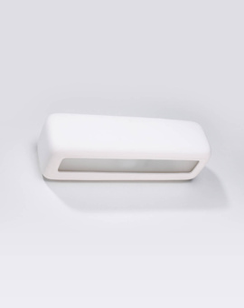 Data: Ceramic wall lamp SUBANI white + 1x LED bulb E27 4000K Cool White 7.5W 650lm