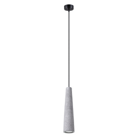 Hanging lamp ELECTRA concrete + 1x LED Bulb GU-10 4000K Cool White 7W 530lm