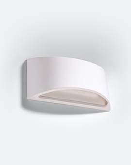 Wall ceramic lamp VIXEN white + 1x LED Bulb G9 4000K Cool White 4.5W 530lm