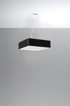 Chandelier LOKKO 55 black + 5x LED Bulb E27 4000K Cool White 7.5W 650lm