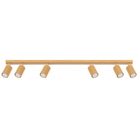 Ceiling lamp KARBON 6L gold