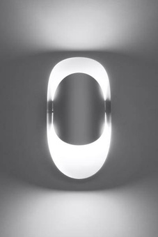 Wall lamp TEAR white + 1x LED Bulb G9 4000K Cool White 4.5W 530lm