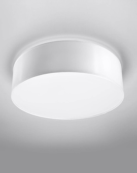Ceiling lamp ARENA 35 WHITE + 2x LED Bulb E27 3000K Warm 7.5W 620lm.