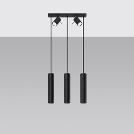 Pendant lamp RING 3 black